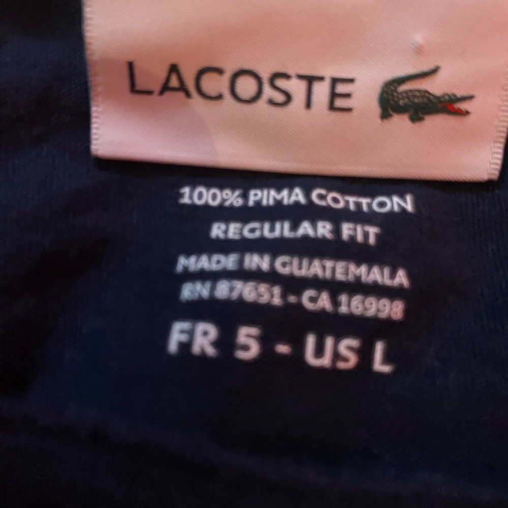 Lacoste Crew Neck Tee View 4